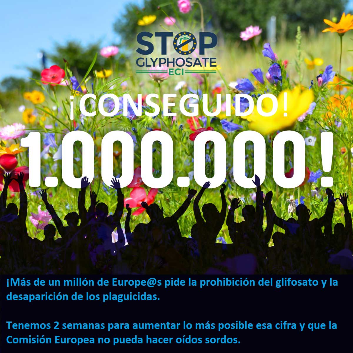 Stop Glifosato alcanza el milln de firmas