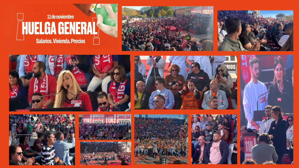 Acto Getafe Huelga General 11N