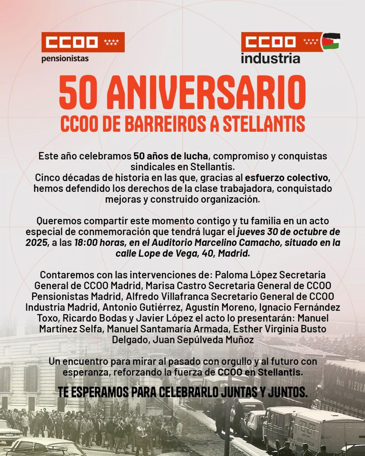 50 Aniversario, Barreiros Stellantis 2025