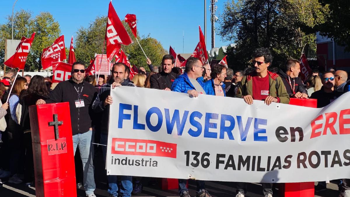 Manifestación Flowserve 3 Nov 2025