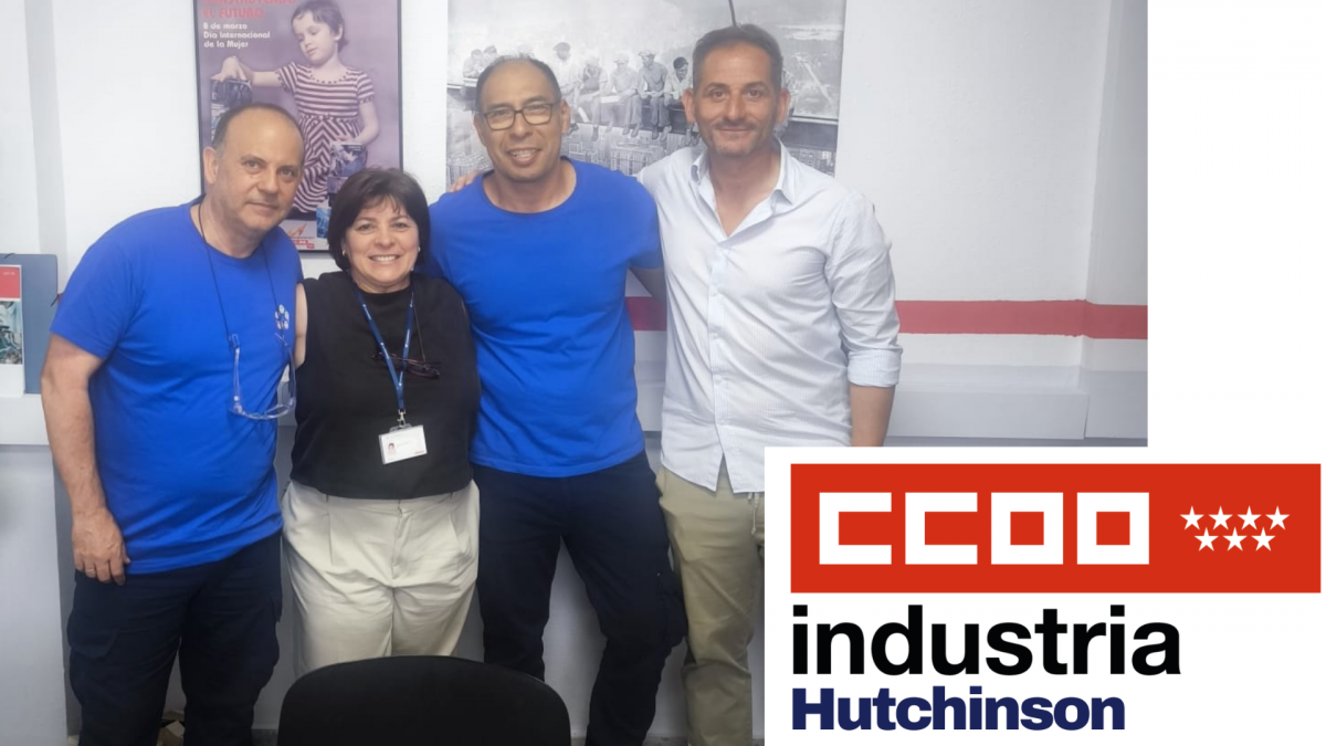 Hutchinson visita CCOO FIM