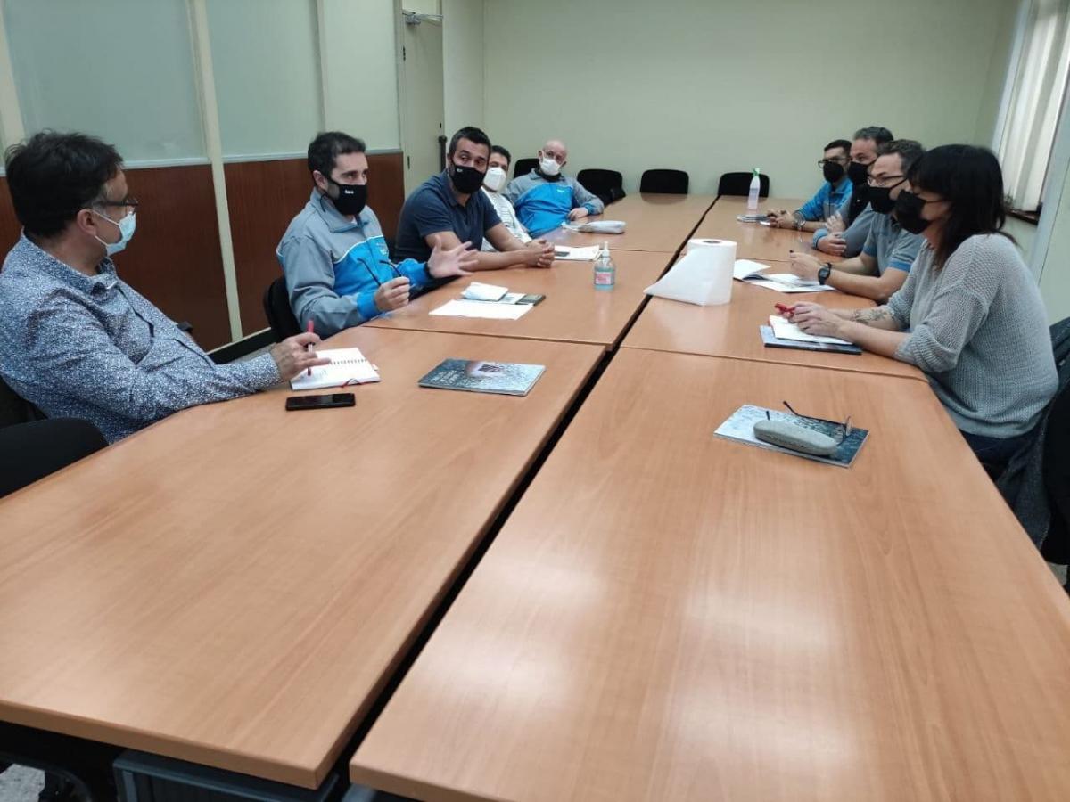 Garbie Espejo, Secretaria General de CCOO de Industria, se rene con la Direccin y la Seccin Sindical de Roca en Barcelona