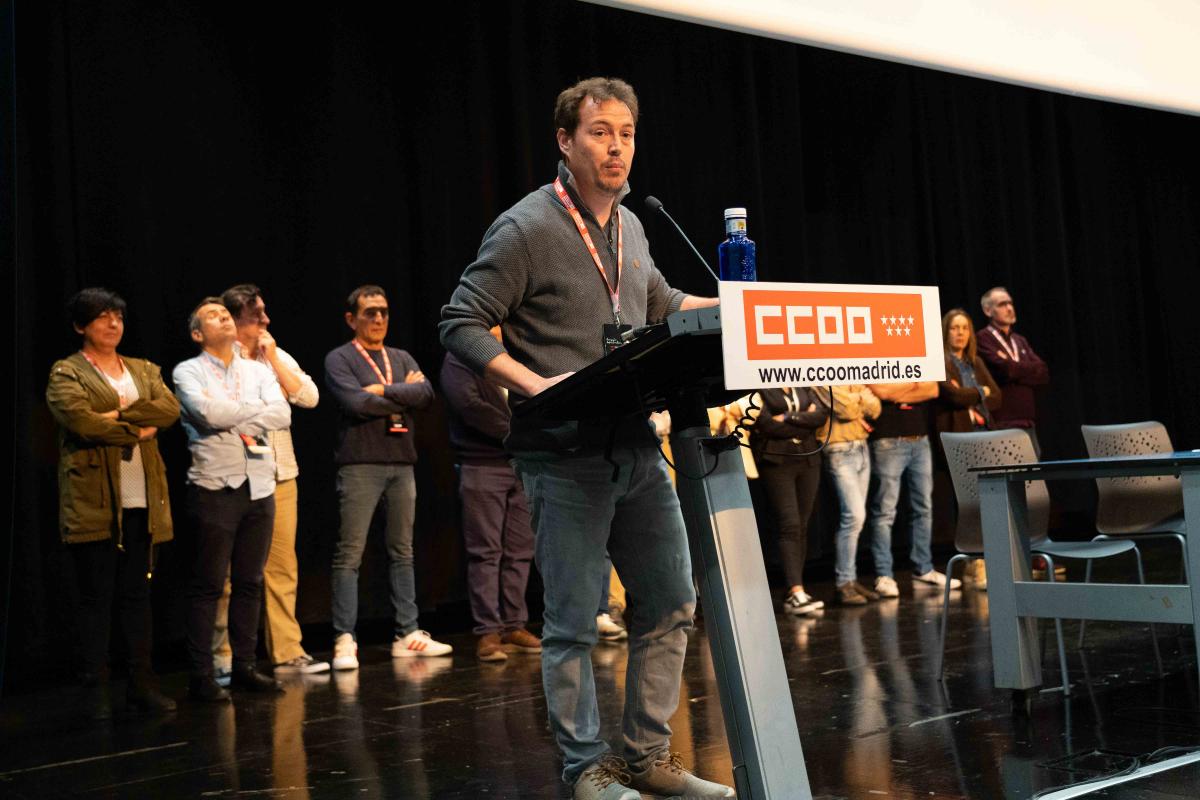 Consejo Extraordinario de CCOO Industria de Madrid. Auditorio Marcelino Camacho