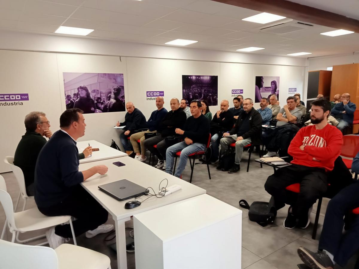 17 de febrero de 2025 | Asamblea de Delegados y Delegadas de Comisiones Obreras sobre la Clusula de Compensacin y Absorcin del Convenio de Instalaciones e Industrias del Metal de Madrid