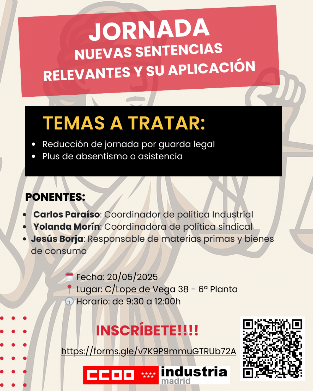 Imagen de ⚖️​ Jornada Nuevas sentencias relevantes y su aplicacin