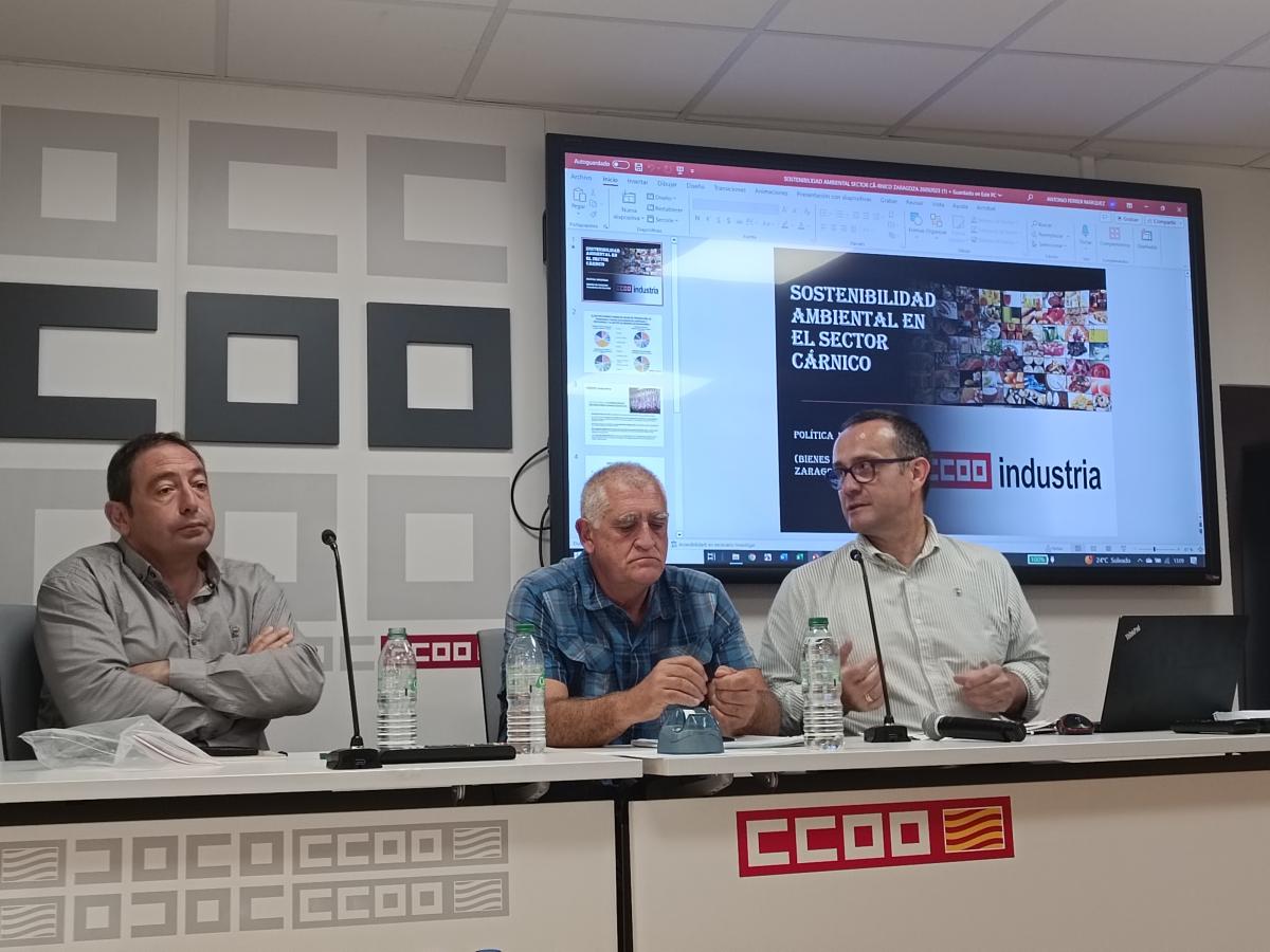 Jos Aranda (CCOO de Industria) durante su intervencin