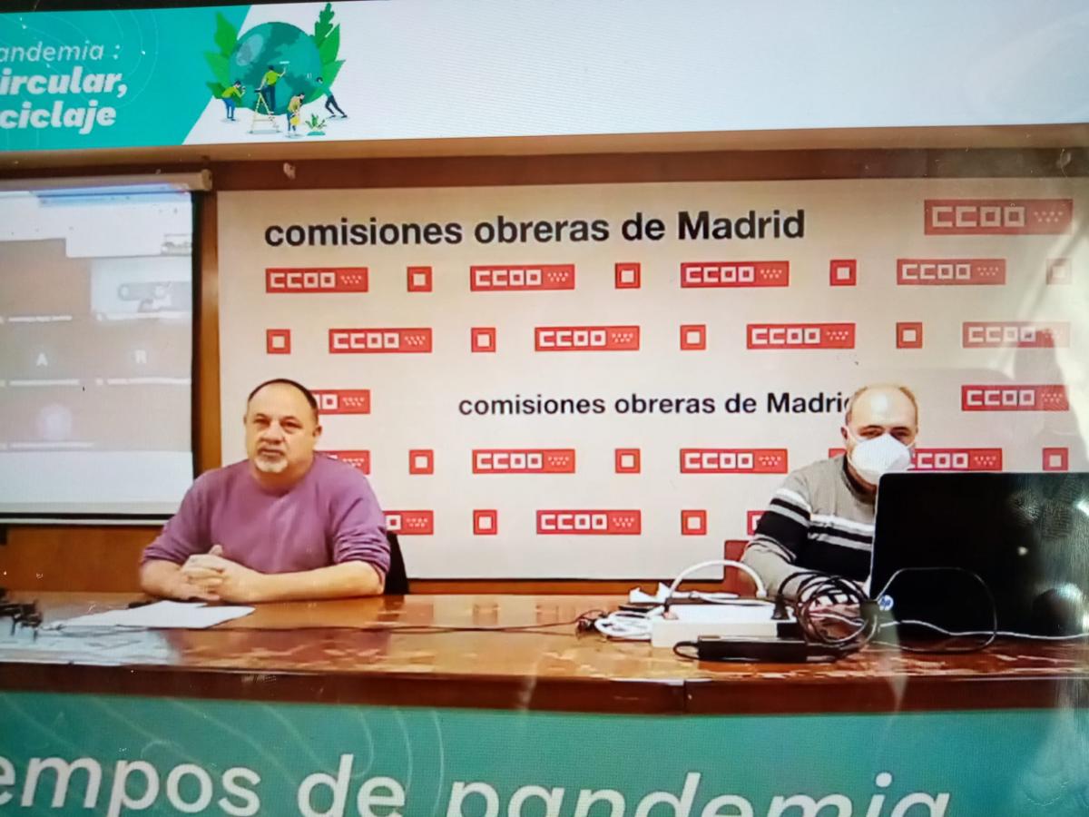 Jornadas virtuales en CCOO de Madrid