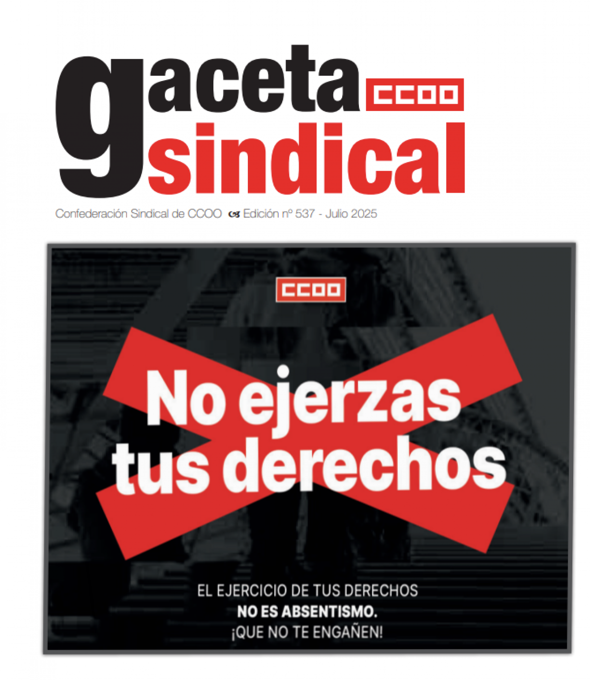 Gaceta Sindical Absentismo