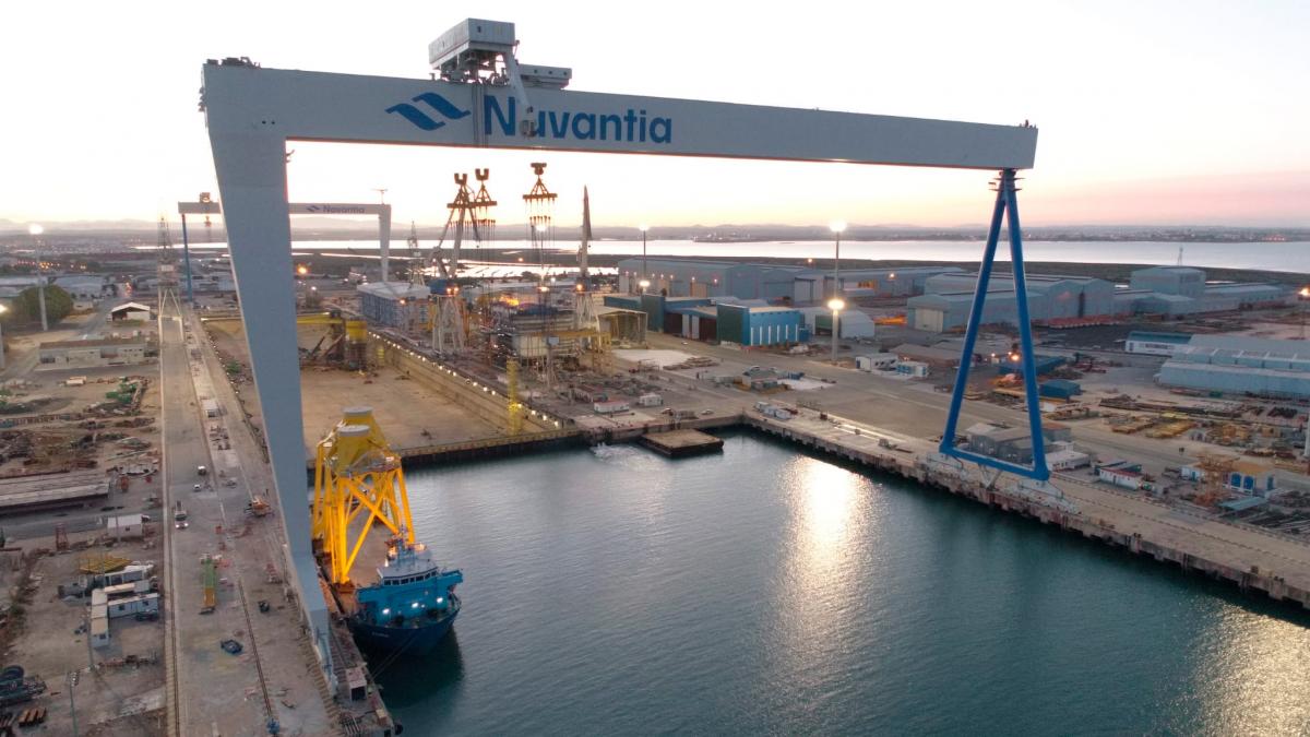 Astilleros Navantia en Puerto Real